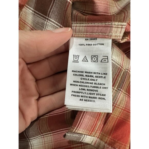 Pendleton 100% Cotton Pearl Snap Men’s Shirt, Sz M - Picture 5 of 7